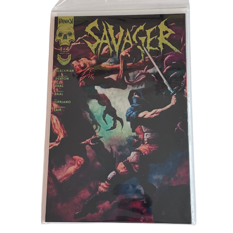 SAVAGER #1 - Cover B - Lair - Metal