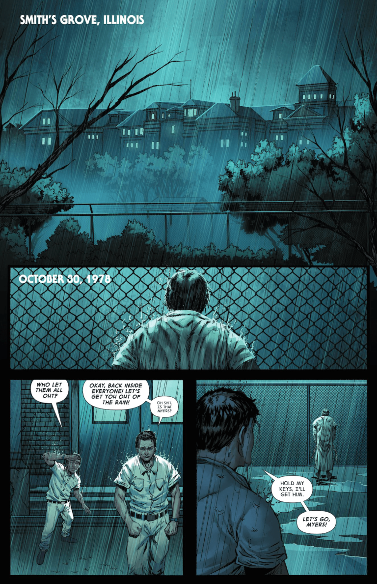 Comic page of Igor steal a scalpel and stating the doctor will look for him soon.