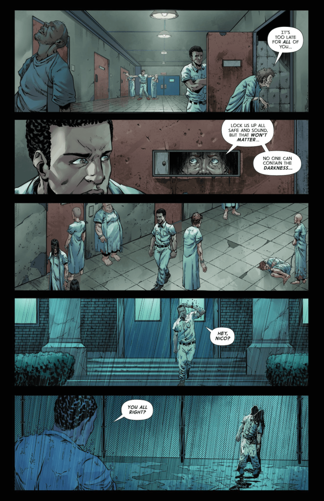 Comic page of Igor and man in confusion of who Dr. Frankenstein truly is.
